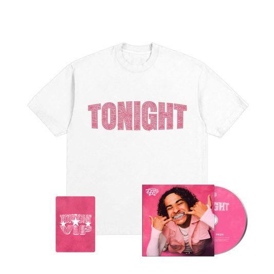"TONIGHT" | CD + CARTE VIP + T-SHIRT BLANC